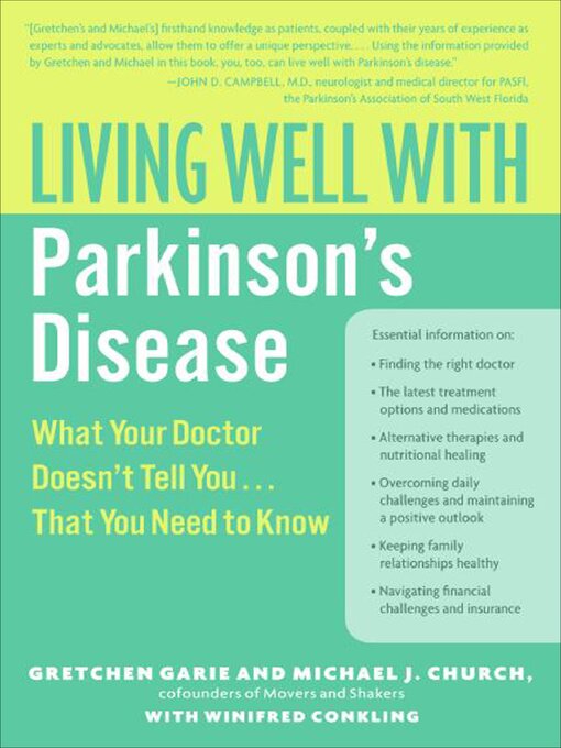 Title details for Living Well with Parkinson's Disease by Michael J. Church - Available